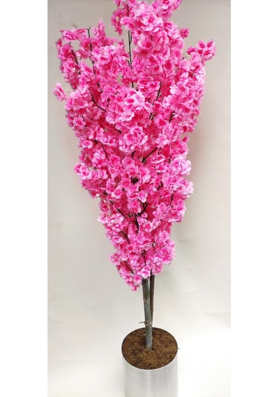 Rüzgar Yapay Çiçekçilik 180 Cm Pembe Bahardalı Ağacı Pembe