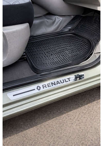 Renault Krom Plastik 4 Parça Kapı Parlak Eşik Seti