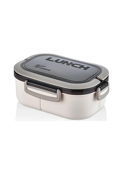 Beslenme Kutusu 1200 Ml 2 Katlı 6 Bölmeli Bpa'sız Pp Plastik Sefer Tası Ve Beslenme Çantası - Lunch Box, Çatal Kaşık Ve Bıçak Dahil Okul Beslenme Mavi Çok Renkli