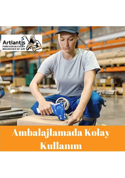 Koli Bandı Şeffaf 45x100 3 Lü1 Paket Artlantis Koli Bantı 45*100
