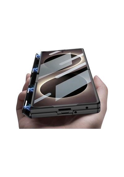 Galaxy Uyumlu Z Fold 8 Ultra Kılıf M-magnet Kılıf Siyah