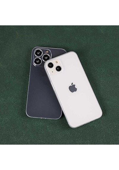 Goocamp Apple iPhone 13 Pro Max Uyumlu Blok Kılıf-renksiz Renksiz