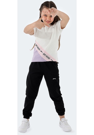 Slazenger PINA Çocuk  Beyaz Tişört