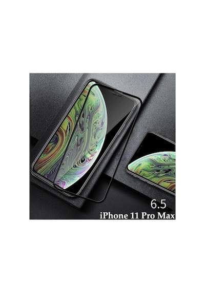 Apple Iphone 11 Ile Uyumlu Tam Kaplayan Ekran Koruyucu - 5d Darbe Emici Temperli Kırılmaz Cam