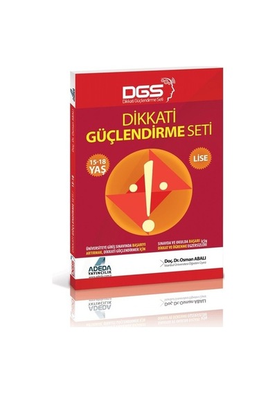 Dikkati Güçlendirme Seti Lise 15- 18 Yaş -  Osman Abalı