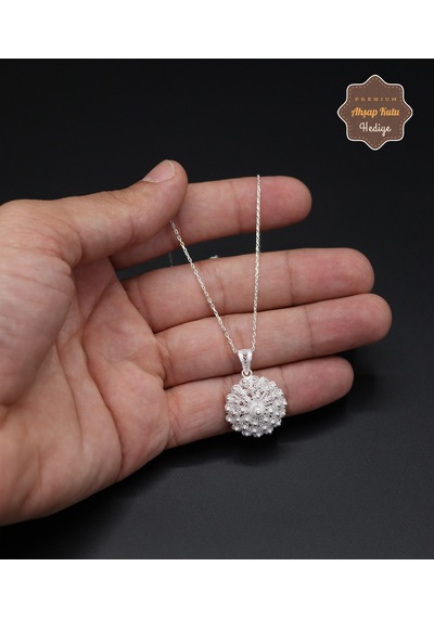 3 Sıra Bereket Model 925 Ayar Saf Gümüş Telkari Kadın Kolye 201024643 Gümüş