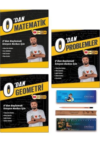 Rehber Matematik 0 Dan Matematik - 0 Dan Geometri - 0 Dan Problemler Set 3 Kitap