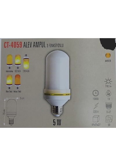 Ct-4059 Alev Ampul