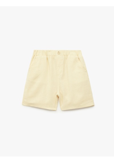 Koton Shorts Sarı 6smb40033tw