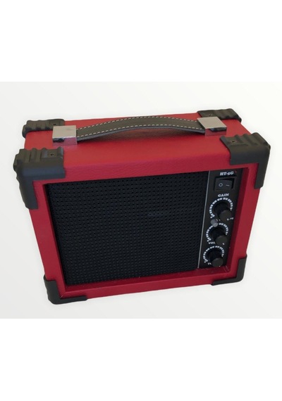 High Tone Ht-5 Pilli Cep Tipi Gitar Amfisi Her Yere Taşınabilir Ultra Kompakt Tasarım Pille Çalışma Özelliği Pratik Egzersiz Amfisi