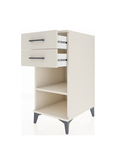 Kronos Komodin Tek Raflı 2 Çekmeceli 44x59x96 Aytaşı-aytaşı Aytaşı