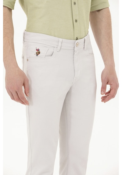 U.S. Polo Assn. U S Polo Assn Slim Fit Açık Gri Erkek Pantolon 1600040 001