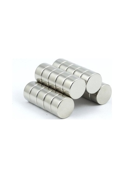 25 Adet 10 X 5 Mm Yuvarlak Güçlü Neodyum Mıknatıs