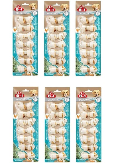 8in1 Delights Bones Pro Dental Xs Köpek Ödül Kemiği 7 Li X 6 Adet