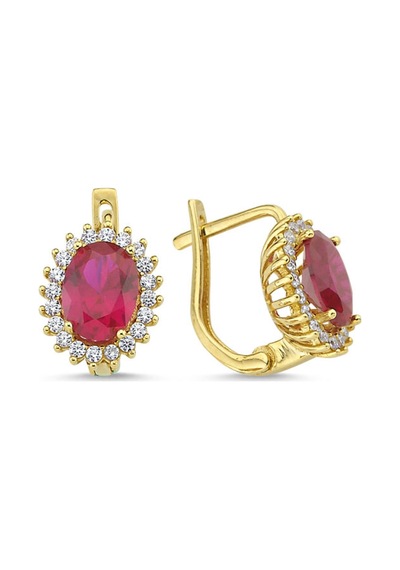 Sembol Gold Ruby Altın Anturaj Set Takım T7888