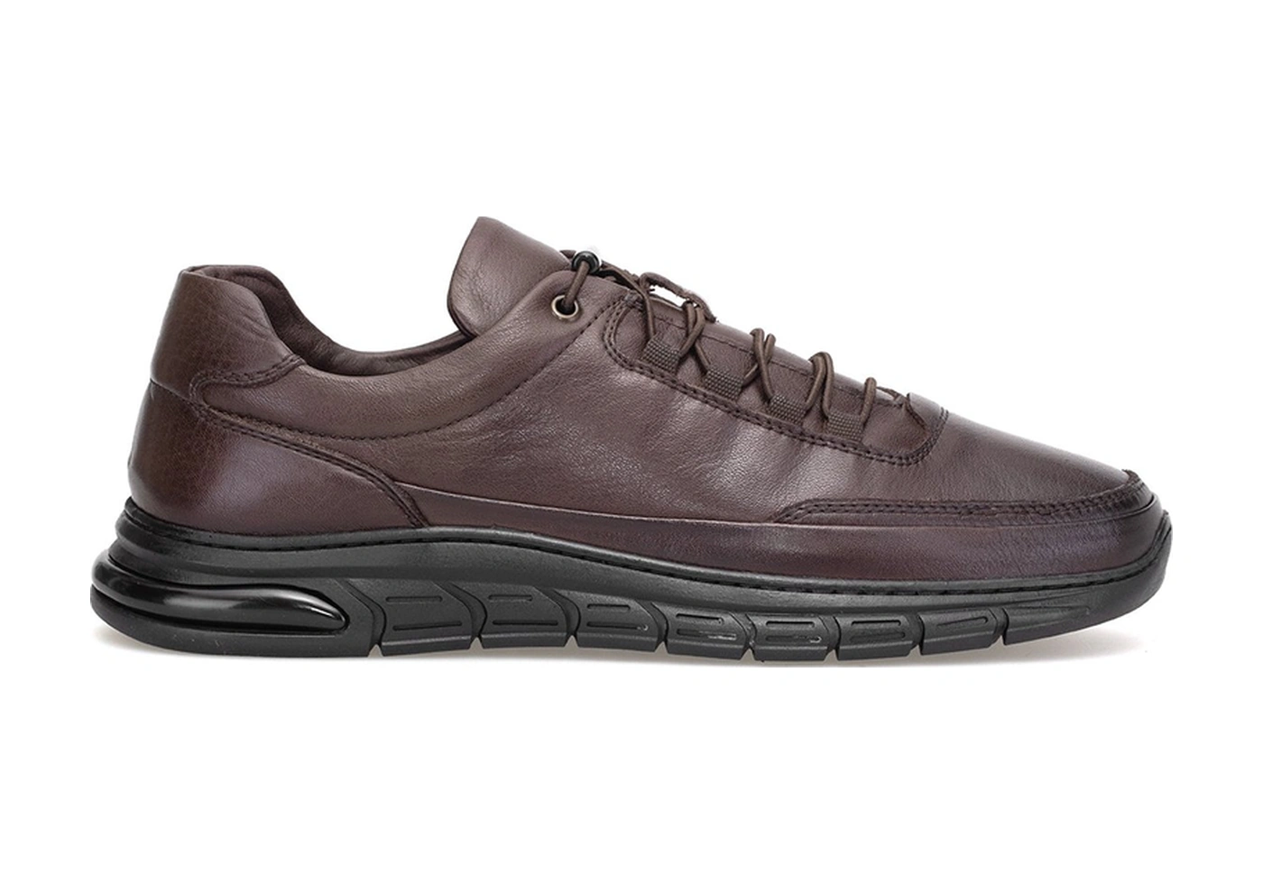 Voyager 1154 Erkek Hakiki Deri Casual Ayakkabı Kahverengi Kahverengi