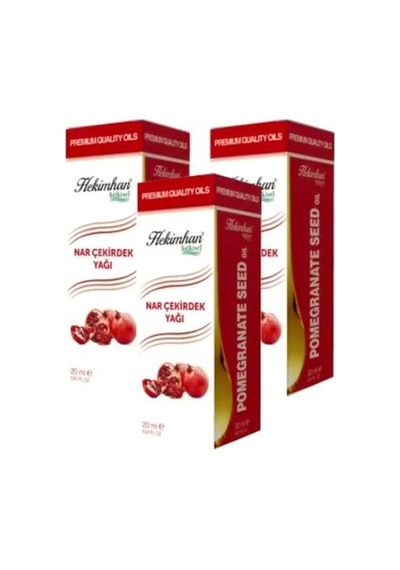 Hekimhan Bitkisel Nar Çekirdeği Yağı 3 x 20 ML