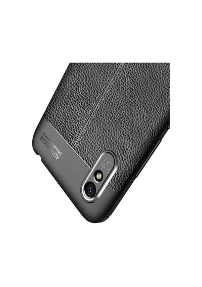 Xiaomi Redmi 9A Kılıf Zore Niss Deri Desenli Silikon Kılıf