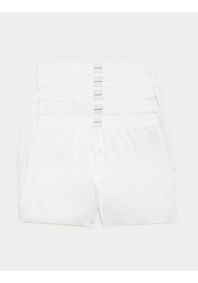 Marks & Spencer 5'li Supima:registered: Pamuklu Boxer Seti T14003900a Beyaz