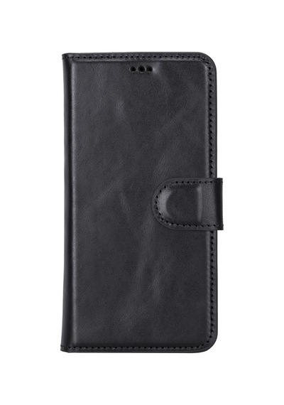 Plm Samsung Galaxy S22 Uyumlu Deri Cüzdanlı Kılıf Mwwn Rst1 Siyah Acı Kahverengi