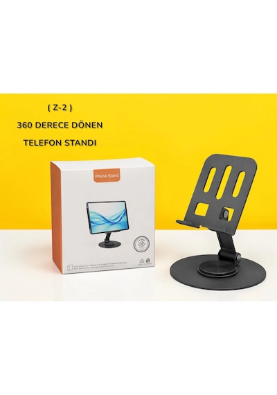 Eima Masaüstü Metal Telefon Tutacağı 360 Döner Ayarlanabilir Tablet Standı Çok Renkli