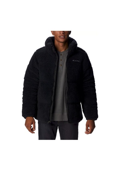 Columbia Puffect Sherpa Jacket Erkek Tüylü Mont Siyah Siyah