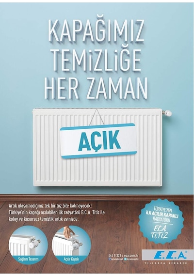 ECA PANEL RADYATÖR 500x1100 PKKP TİP 22