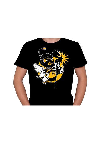 Arı Gang Bomb Wasp Savaşçı Arı Tişört Unisex T-shirt 001