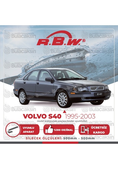 Volvo S40 Muz Silecek Takımı (1995-2003) RBW