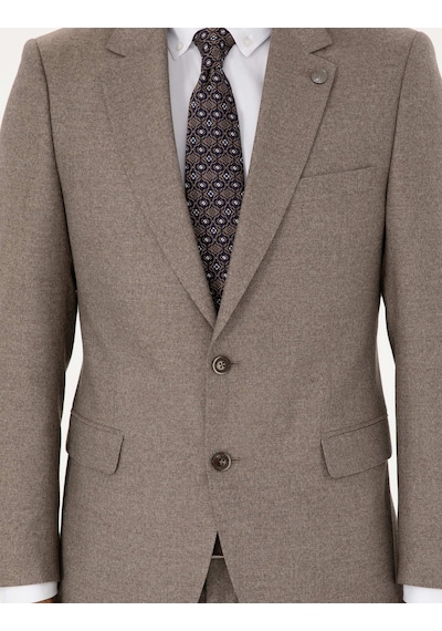 Pierre Cardin Erkek Açık Kahverengi Takım Elbise 50295825-vr002 Açık Kahverengi