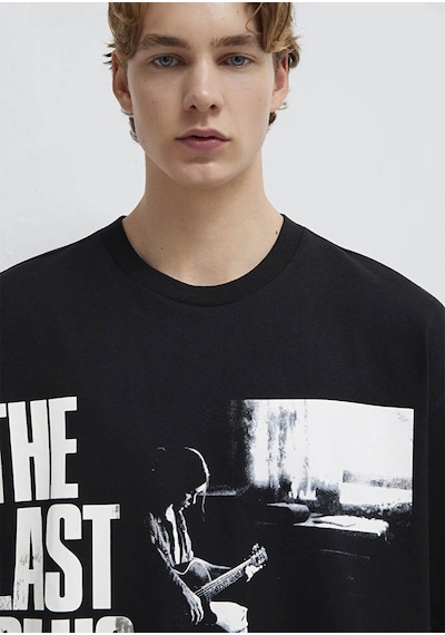 Mavi The Last Of Us Baskılı Siyah Erkek T-shirt M0613195-900