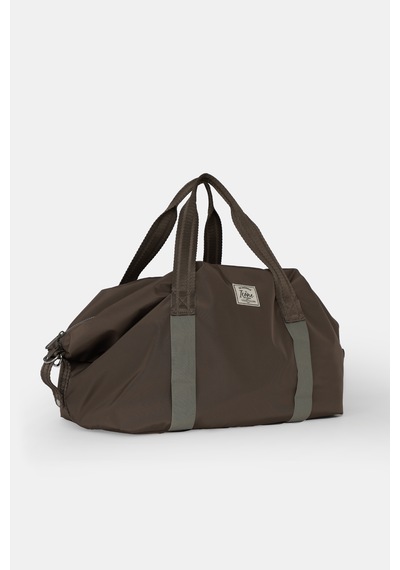 İcone Bag Icone Mat İçin Fermuar Kapamalı Yoga, Pilates, Fitness ,gym Spor Çantası Kahve