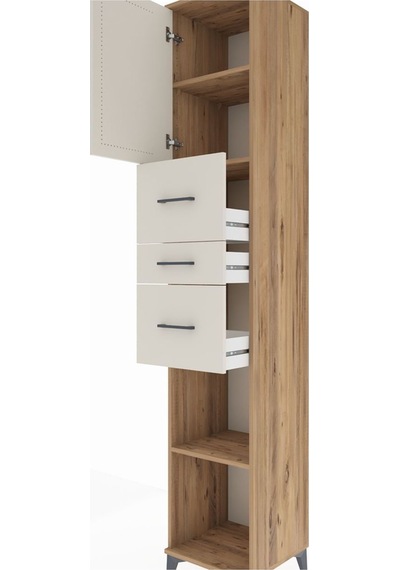 Hyperion Dolap 3 Raflı 3 Çekmeceli Tek Kapaklı 44x44x243 Çam-aytaşı Atlas Çam Hyperion Dolap 3 Raflı 3 Çekmeceli Tek Kapaklı 44x44x243 Çam-aytaşı Atlas Çam