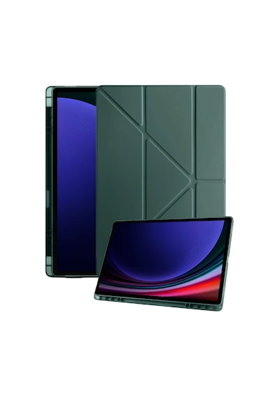 Newface Samsung Galaxy Uyumlu X730 Tab S11 Kalemlikli Mars Tablet Kılıfı - Glblseme - 58 Koyu Yeşil