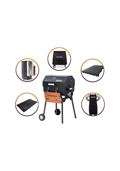 Guruss Cg-050 Kömürlü Barbekü Mangal Tam Set Genel
