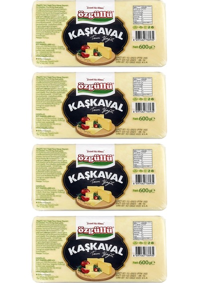 Özgüllü Kaşkaval Peyniri 600 Gr X 4 Adet