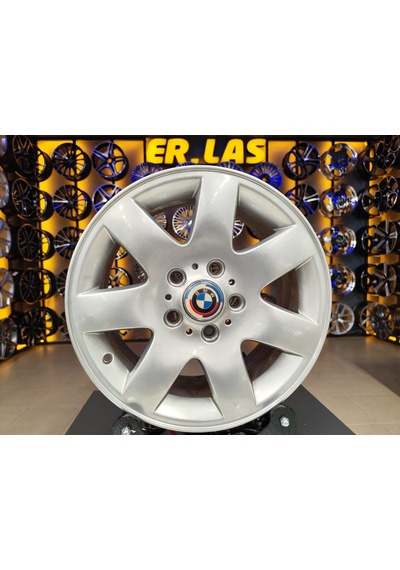 4 Adet Bmw  7 16 5 120 Et47 72.6 Sılver Jant Revize Edilmiş Takım