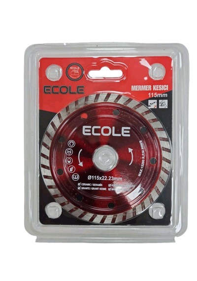Ecole 115 Mm Mermer Seramik Porselen Granit Turbo Kesici