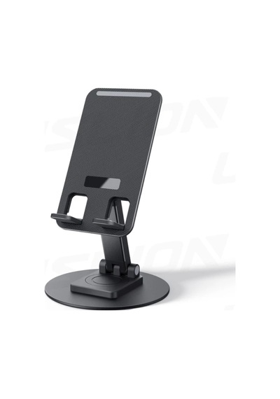 Genel Markalar İphone, İpad, Xıaom Samsung Huavei Telefon Ve Tabletler İçin Uyumlu Çok Amaçlı 360 Dönebilen Stand Siyah