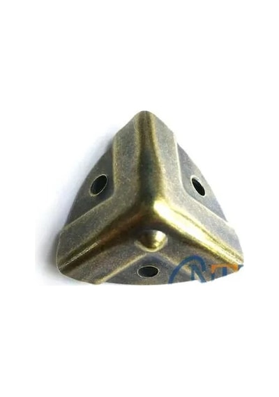 Cntma Dekoratif, Kutu, Sandık Köşesi - 35x22 Mm, Küçük, Antik, 1 Adet Diğer