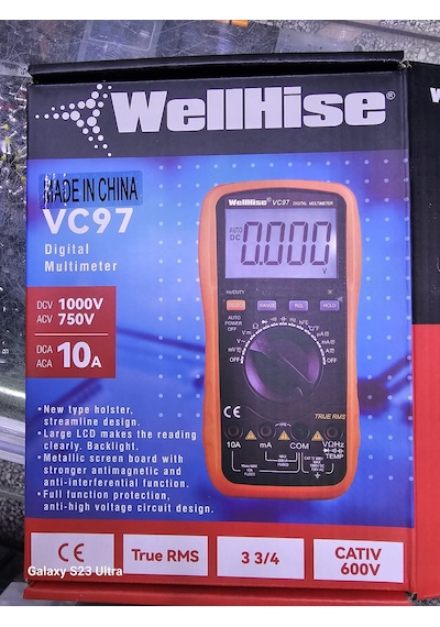Wellhise Vc97 Dijital Multimetre