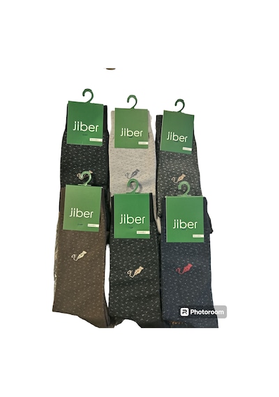 6'lı Paket Jiber Bambu Erkek Çorap 001