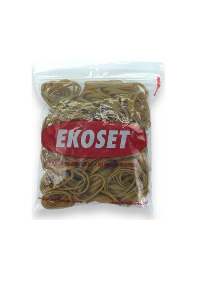 Ekoset 50x3 MM Kauçuk Paket Ambalaj Lastiği 100 Adet
