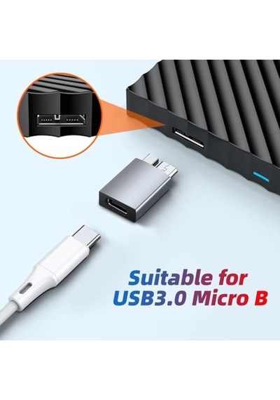 Ayrex Type C To Micro B Usb Çevirici Dönüştürücü Genel