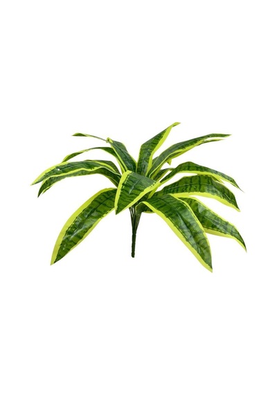 Yapay Çiçek Dracaena Massengena Yaprağı Demeti 12 Yapraklı 40x50C