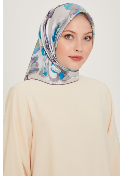 Armine İpek Eşarp 2025 Kış - 9234-25 Twill - Açık Lila