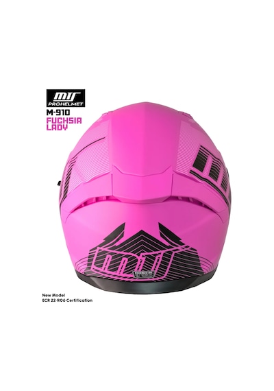 Mts Prohelmet 910 Lady Fuchsia Fuşya