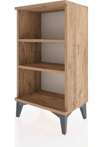 Arges Komodin Tek Raflı Tek Çekmeceli 44x30x80 Çam-çam Çam