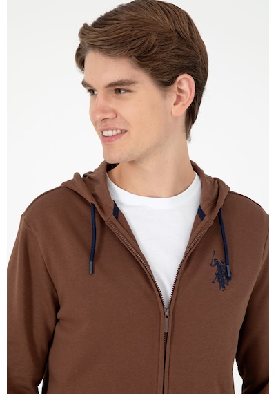 U.s. Polo Assn. Erkek Kahverengi Sweatshirt 50295147-vr029 Kahverengi