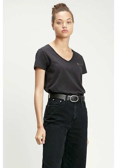 Levi's Siyah Kadın V Yaka T-shirt - A3170-0009 001
